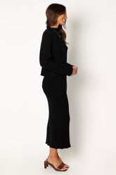 Payton Knitted Set - Black